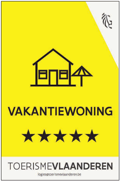 5 sterren, beoordeling, toerismevlaanderen, vijf sterren